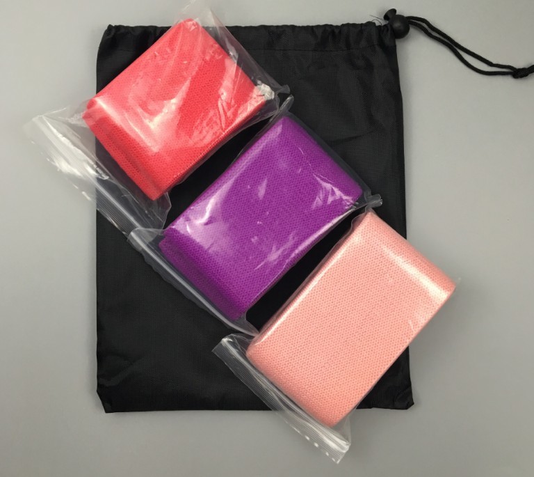 66cm Fabric Resistance Bands Loop Set for Weight Lifting Exercise