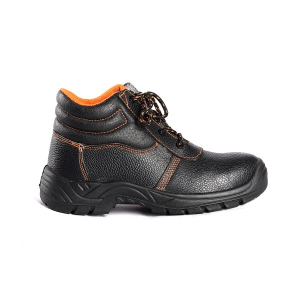 Waterproof EU 36-48 PU Injection Safety Shoes with Slip And Abrasion Resistant Performance Work Boots