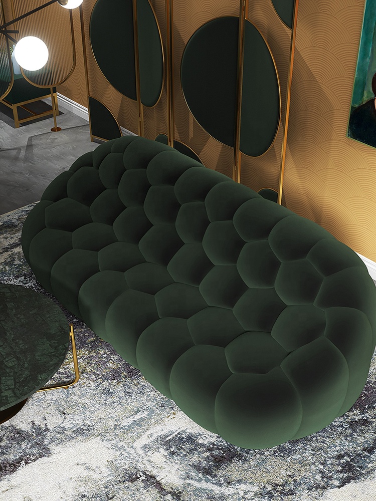 ODM Modern Fabric Sofa Set Design Colorful 34.6 Inch High