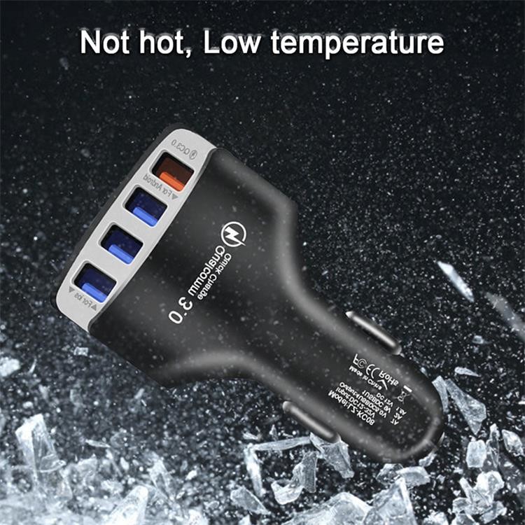 QC3.0 4 Port USB Car Charger 7A 35W IPhone Charger Adapter