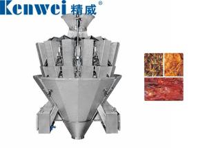 China 14 Head Multihead Weigher For Weighing Anchovy Fish Machine wholesale