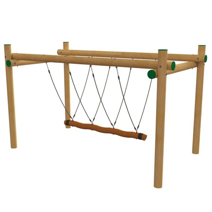 Outdoor Tree Rope Bridge 2.5m 4m Commercial Playground Game Equipment