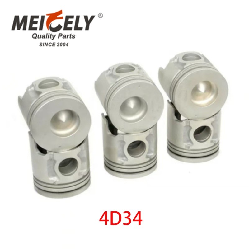 4D34 Piston Excavator Engine Part For Mitsubishi Engine ME018277