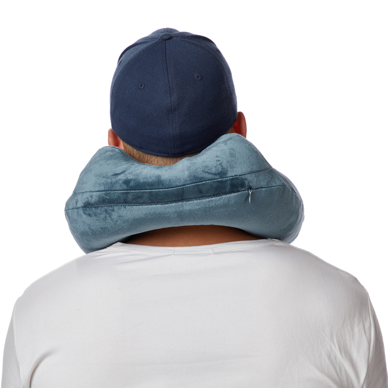 Portable Memory Foam Air Pump Airplane Travel Heated Neck Cushion