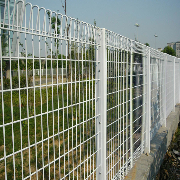 Ornamental Double Loop Circle Wire Mesh Brc Garden Fence