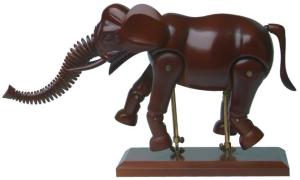 China Creative Artist Wooden Manikin 16'' / 20'' Elephant Animal Mannequin wholesale