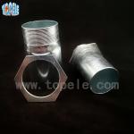 BS Standard Emt Conduit Fittings Zinc / Steel Connector Union Long Life