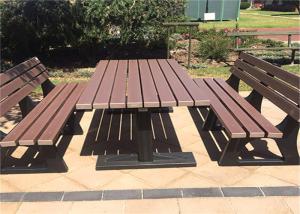 China High Density Wood Plastic Composite Outdoor LeisureFurniture Sets wholesale