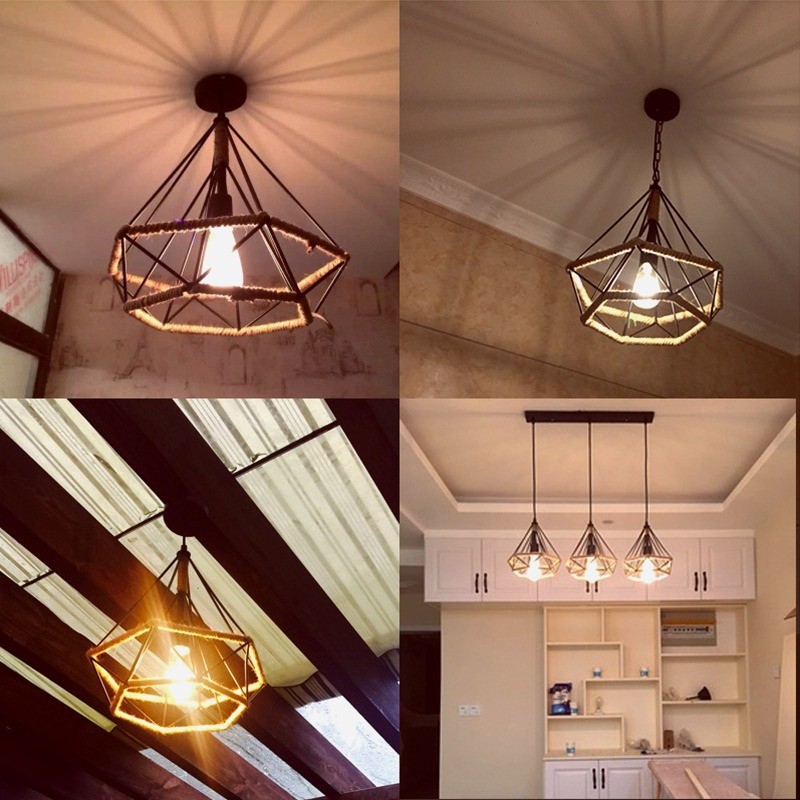 Loft Rope tuscan pendant lighting for Indoor home Lighting Fixtures (WH-VP-28)