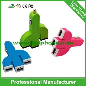 China 2015 Newest 3USB Car Charger 4.2A Triple Usb Port Car Mobile Charger wholesale