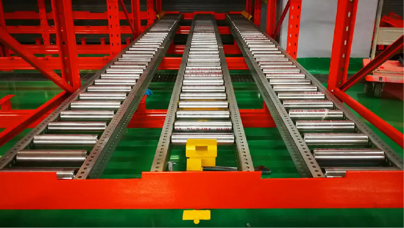 Gravity Storage Racking  Warehouse Gravity Pallet Rack Pallet Flow Rack
