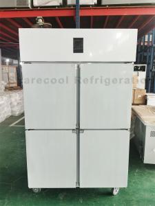 China 220V 50Hz Stainless Steel Upright Fridge 1000L Dual Temperature Refrigerator wholesale