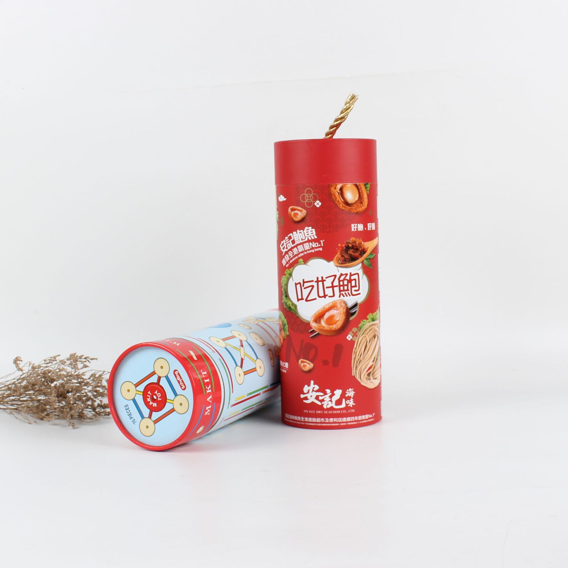 Reusable Leakproof Cardboard Cylinder Packaging , Ultraportable Eco Tube Packaging