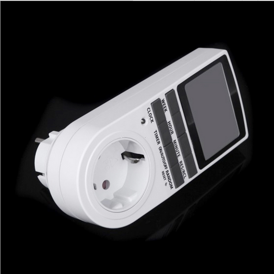 EU AU UK US Plug LCD Display Electronic Devices Plug-in Digital Timer Switch Socket