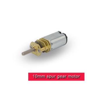 China High Precision DC Spur Gear Motor 10GFM20 10mm Gearbox Size For Smart Lock wholesale