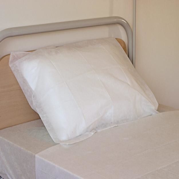 Hospitals Hotels 40GSM Disposable Travel Pillow Covers
