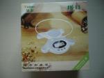 Transparent Accurate Electronic Kitchen Weighing Scales with Low Battery