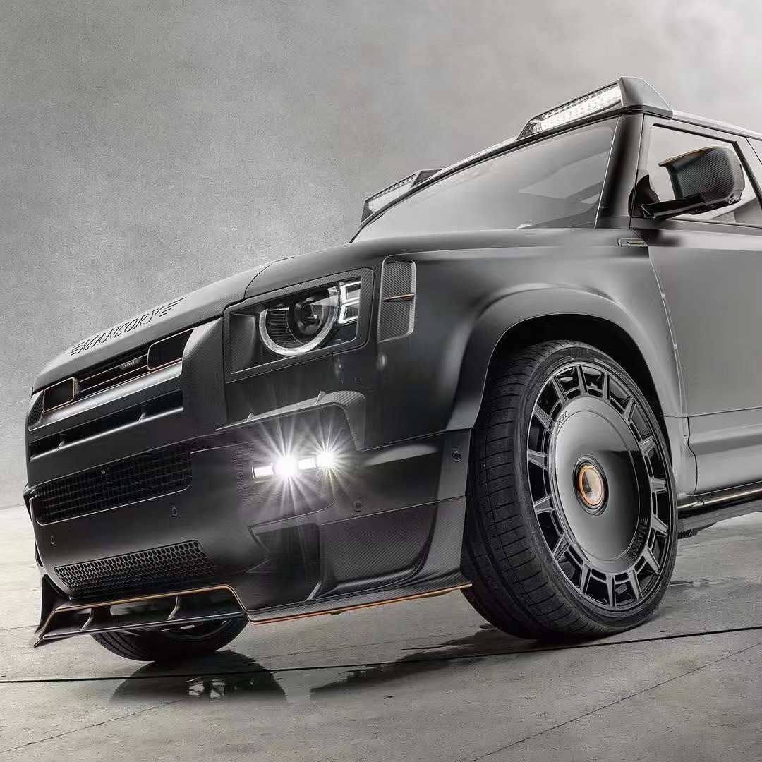 For Land Rover Defender Carbon Fiber Body Kit Defender Upgrades MSY-style Front Lip Diffuser Spoiler Carbon Fiber Widebody Kit