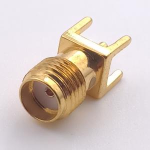 China Straight Sma Female Connector 50 Ohm Edge Mount Sma Connector Different Size wholesale