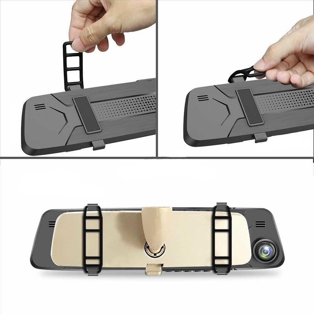 Car DVR Mirror Live View Dash Cam With Motion Detection 4.5 Inch