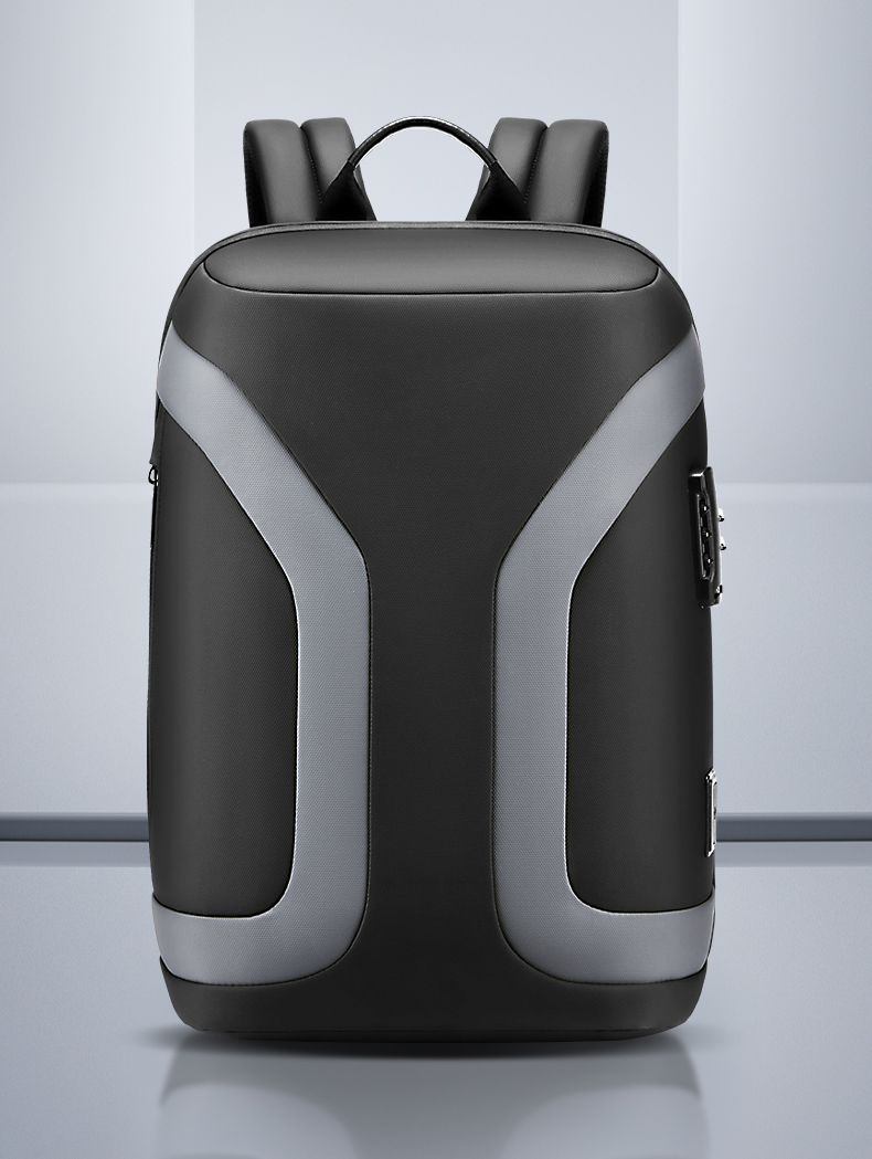 Soft Handle Laptop Water Resistant Backpack For Work Thread Pattern Type
