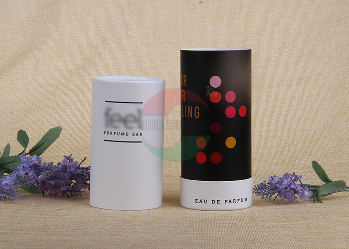 Gift Custom Rigid Cardboard Paper Tube Packaging With Matt / Spot UV FDA
