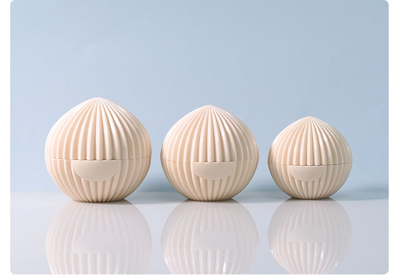 Sphere Shape Custom Cosmetic Packaging 50g 75g Plastic Container For Cream