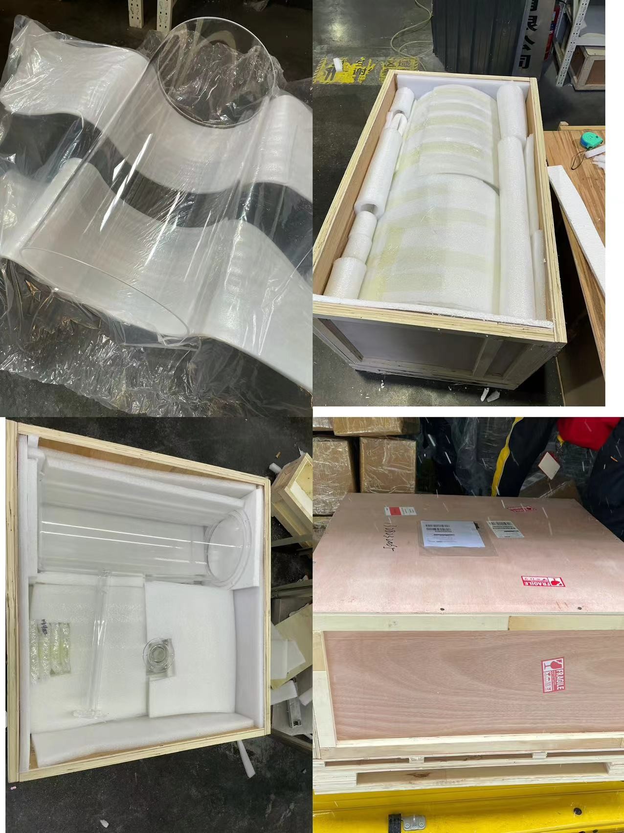 Customized High Quality Clear Quartz Glass Tube With Large Size Diameter Silica Glass