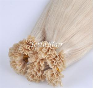 China Professional Full Cuticles Pre Bonded U Tip Hair Extensions Nail Hair wholesale