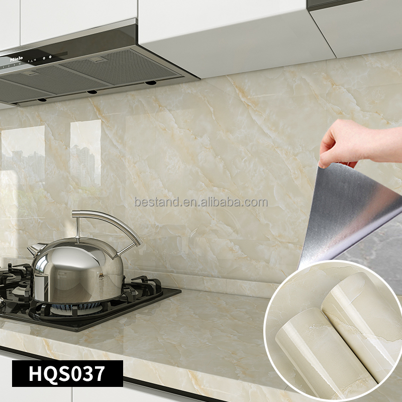 Hotel Wall Decoratin Mildrew Proof Stickers for Kitchen Stove Counter Top Cabinet Furniture Renovation DIY Installation