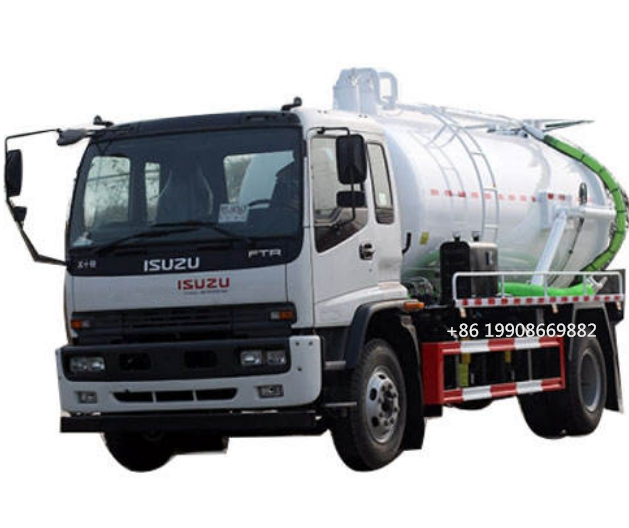 Dongfeng 4x2 Driver 8000L Sewage Suction Truck with Vacuum Pump for Sucking Waste Water Vacuum Sewer Tanker Suction Truck