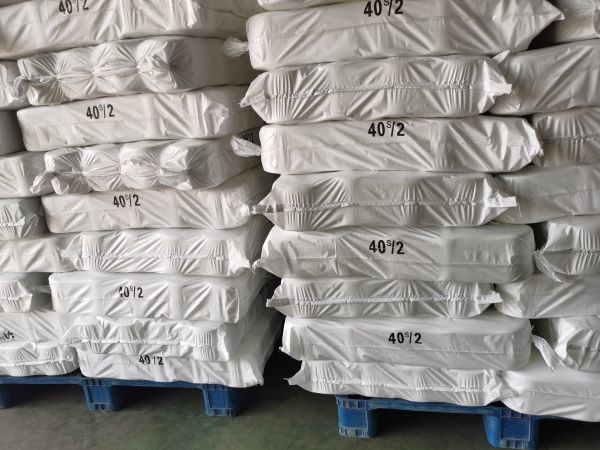 Raw white bright Core Spun Yarn 21/2 TFO For Industrial Sewing thread high tenacity
