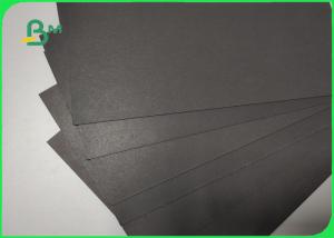 China Eco - friendly 250gsm 300gsm Black Paper Roll For Label High Stiffness wholesale