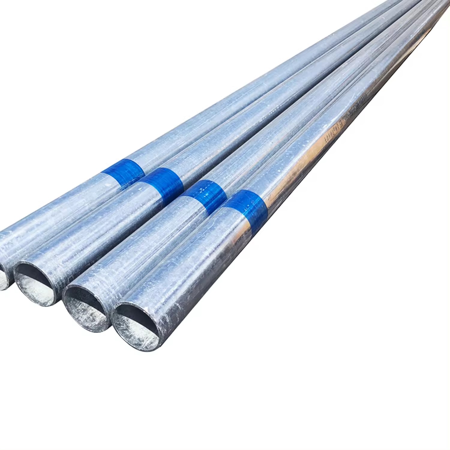 Punching Processing Service Galvanized Seamless Steel Pipe for Gas Transportation