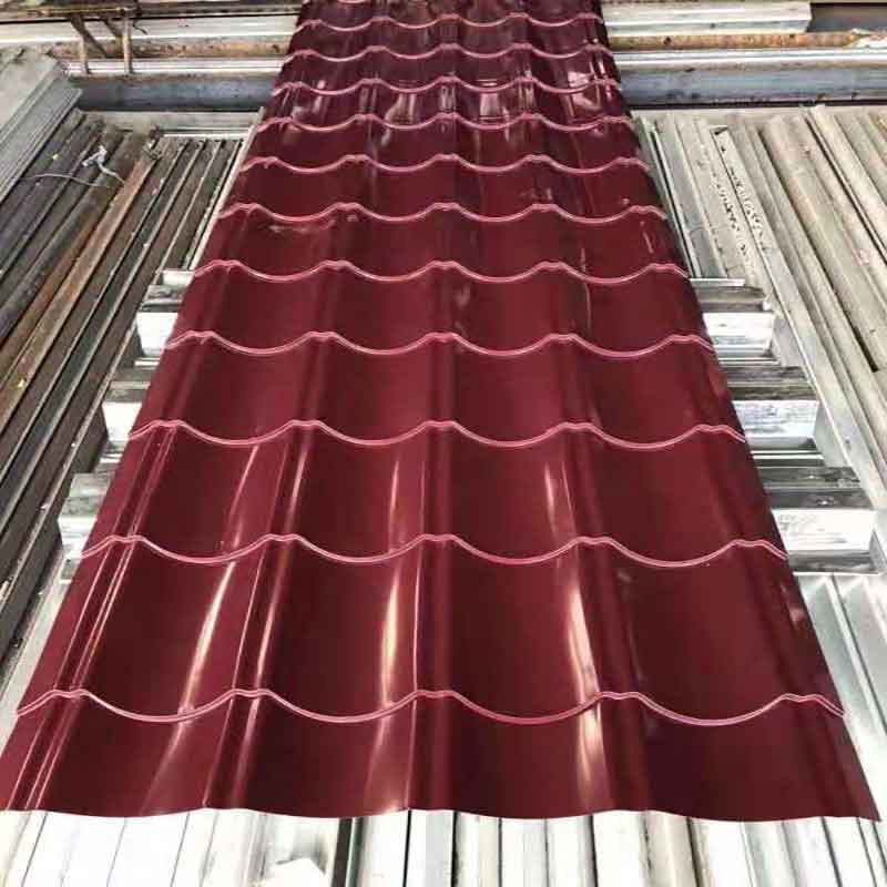Color Prepainted Galvanized Coated Custom Corrugated Roof Sheet for House Frame Roof