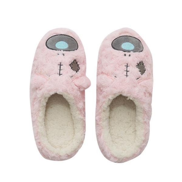 Ladies Girls Warm Non Slide Winter Indoor Slippers House Shoes Fleece Home