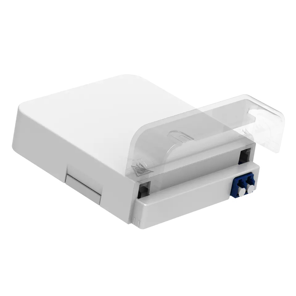 FTTH Network Other Applications 1 Core LC UPC Type Fiber Optic Face Plate 5 for Indoor