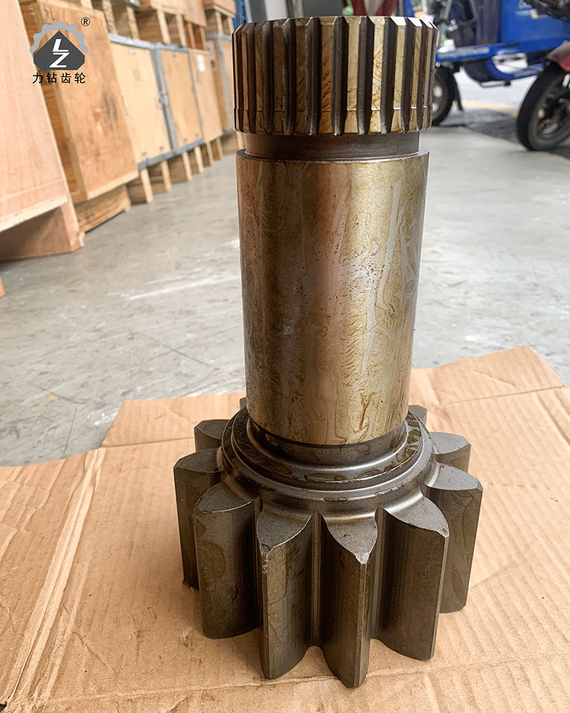 Hydraulic Pump Drive Swing Pinion Shaft 12 Teeth 28 Keys YC135 Excavator