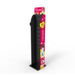 Free Standing Cosmetic Display Stand Kena Metal Pegboard Display Stands