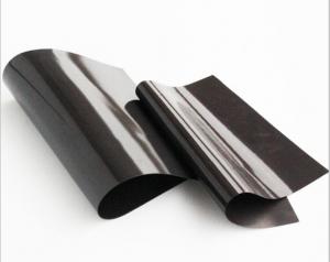 China Ferrite Magnetic Sheet Rolls 120 Degree Melting Magnet Rubber Sheet Brown color Plain Flexible rubber magnetic vinyl wholesale