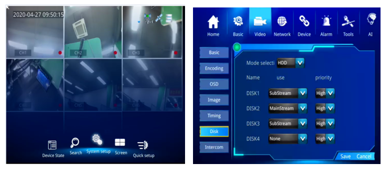 Smart Security Devices MDVR with Driver Monitoring System and 8 CH Video/Audio Input
