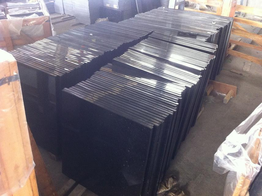 Black Bathroom Vanity Countertops 2cm / 3cm Thickness 4" / 6" Back Splash
