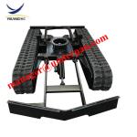 Hydraulic crawler rubber track undercarriage system for custom undercarriage