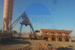 Small PLD1200 Stationary Concrete Batching Plant, HZS35 Concrete Batching Mixing
