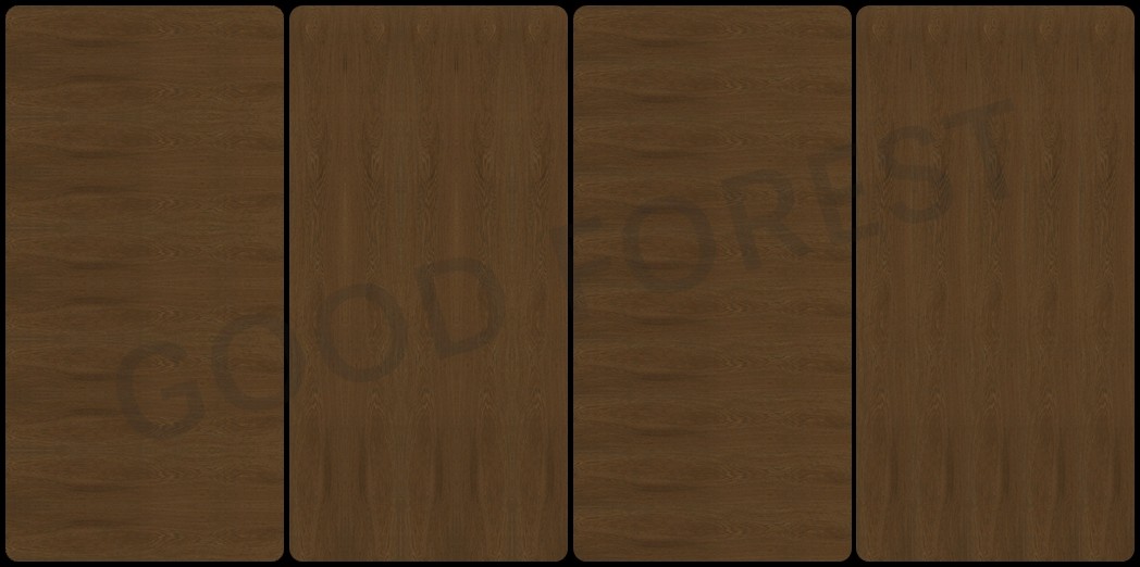 Cerejeira Wenge Natural Wood Veneer Grain Specially For Hotel Decoration