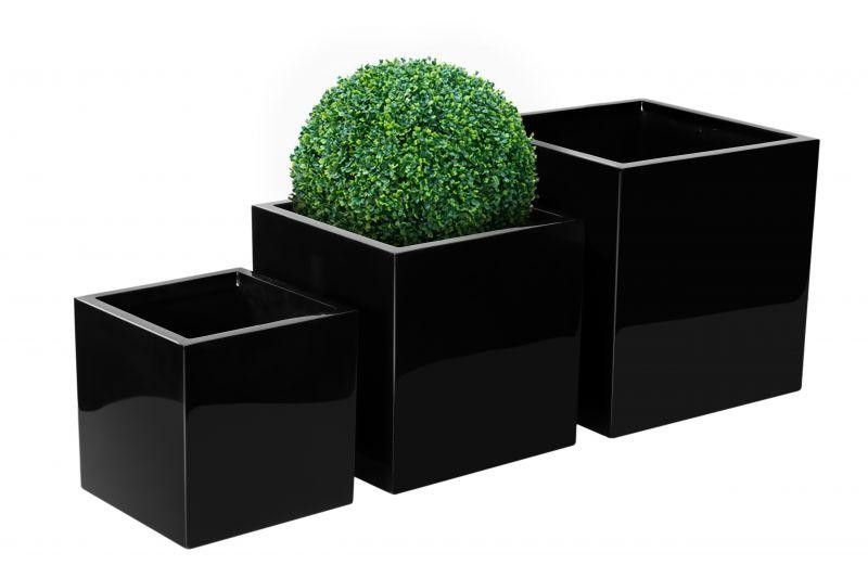 Large Stock Fiberglass Plant Pot Fiberglass Flower Planters Matte Glossy Finished