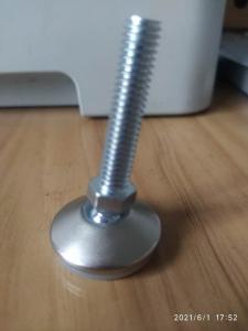 China M10X50mm Stainless Steel Sofa Legs Furniture Adjustable Leveling Swivel Feet wholesale