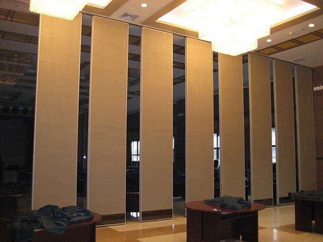 Banquet Hall Folding Removable Partition Walls 6063-T6 Aluminum Frame