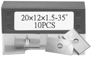 China 20x12x1.5-35° Carbide Woodturning Cutters TCT Planer Blades wholesale