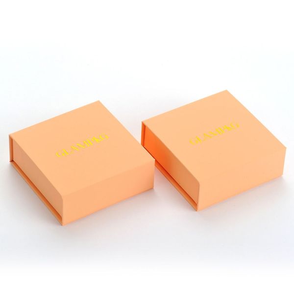 Magnetic Closure Custom Paper Cardboard Necklace Ring Jewelry Paper Box Gift Packaging With Foam Tray